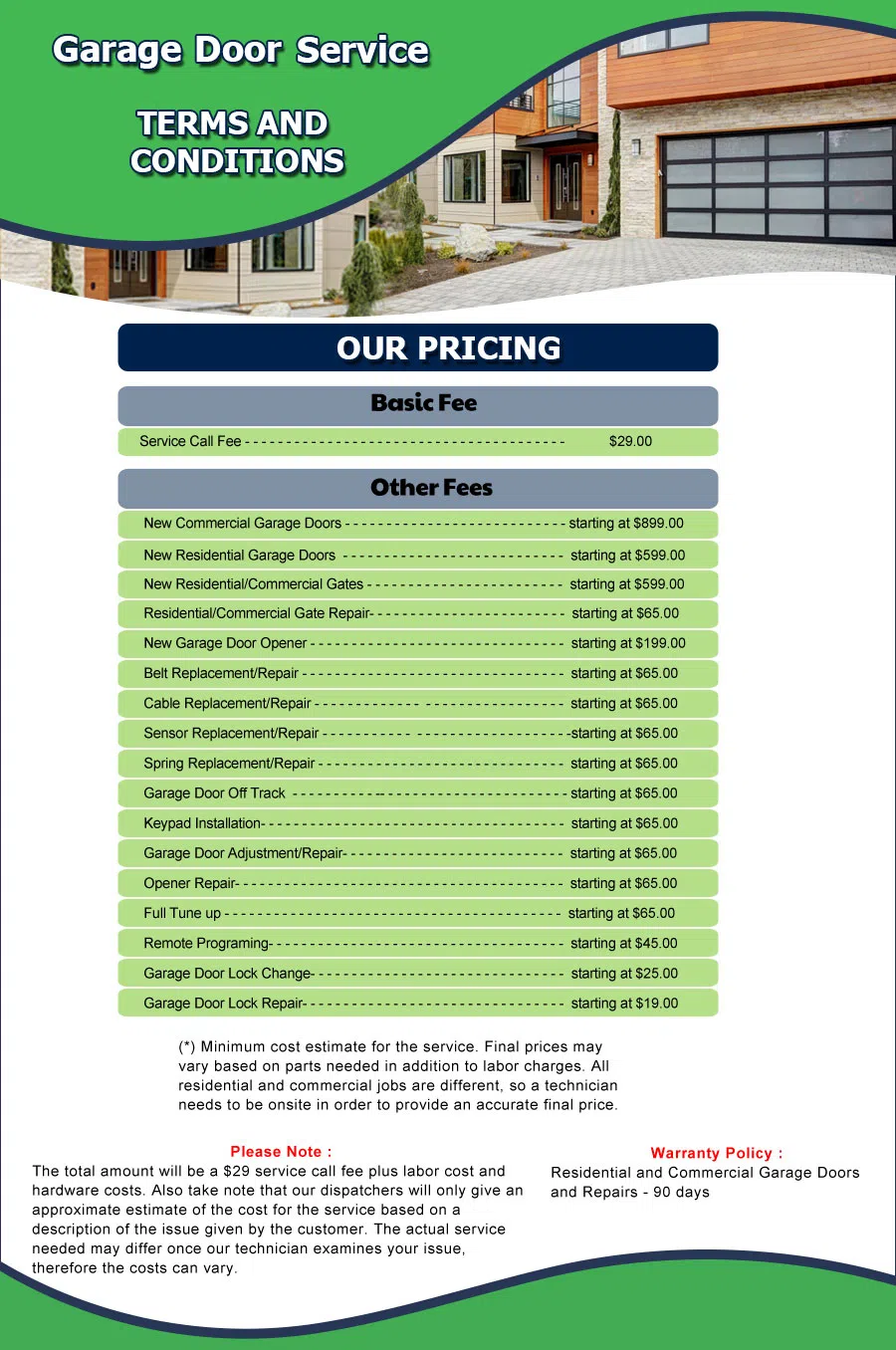 Neighborhood Garage Door Castro Valley, CA 510-904-4020